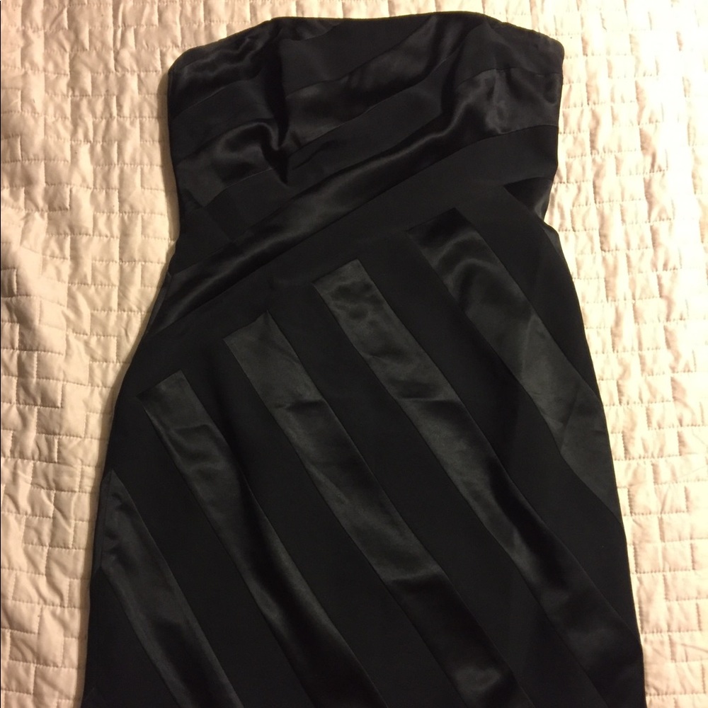 David Meister strapless dress